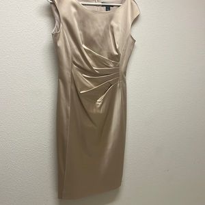 Women gold dress